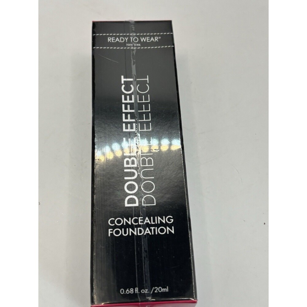 NEW Ready To Wear DOUBLE EFFECT Concealing Foundation Tan Shade  .68 oz
